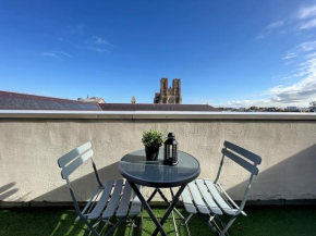 La Terrasse Jadart Vue Cathédrale Reims